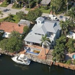 metal roofing blue home